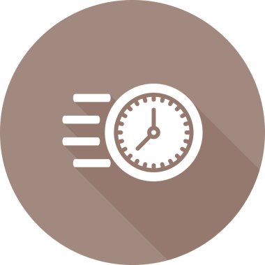 zaman yönetimi simgesi, vektör illüstrasyonu