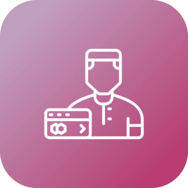 user icon, vector illustration simple design