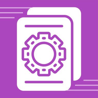 Akıllı telefon ayarları. Basit illüstrasyon