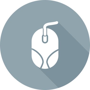 bilgisayar faresi, web simgesi vektör illüstrasyonu 