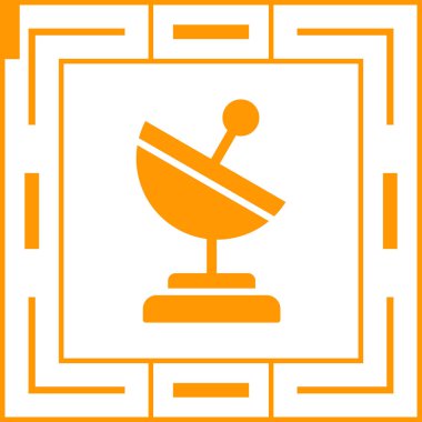 Anten. Web simgesi basit illüstrasyon