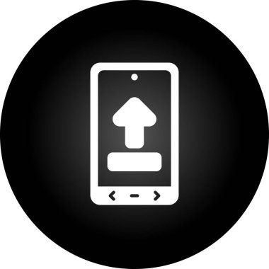 Web simge vektör çizim upload