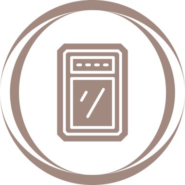 Oyun ikonu. Siluet tarzı. Oyun konsolu. Video oyunu ikonu. Vektör İllüstrasyonu