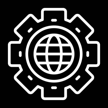 İnternet web simgesi, vektör tasarımı 