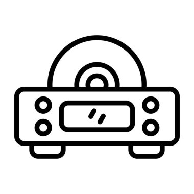 Cd Oynatıcı için vektör simgesi 