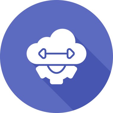  Elastisite Web simgesi vektör illüstrasyonu 