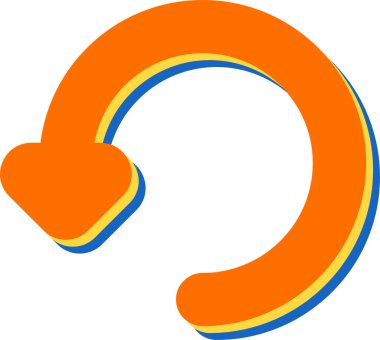 Sembolü çevir. Web simgesi basit tasarım