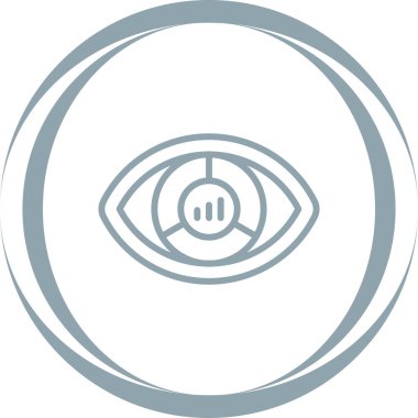 Veri Görselleştirme simgesi, vektör illüstrasyonu 