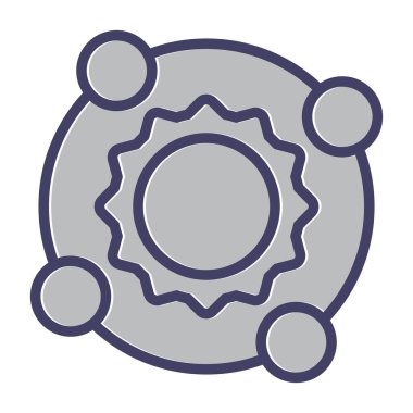 güneş web simgesi basit tasarım 