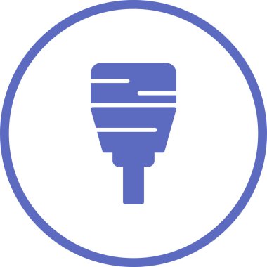 Kablo. Web simgesi basit illüstrasyon