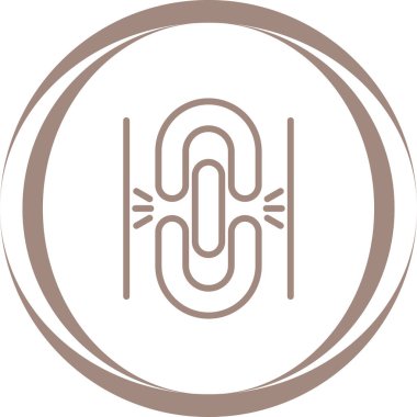 Bağlantıyı koparma simgesinin vektör illüstrasyonu