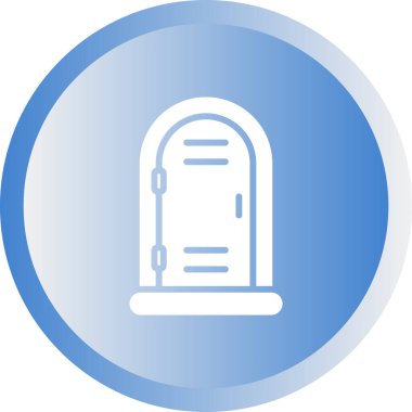 Acil tuvalet. Web simgesi basit illüstrasyon