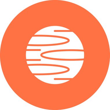 Gezegen simge vektör çizim 