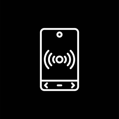 Sıcak nokta simgesi, basit vektör illüstrasyonu