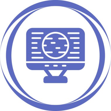 Ayrı arkaplanda büyüteç ya da araştırma simgesi, düz vektör grafiği