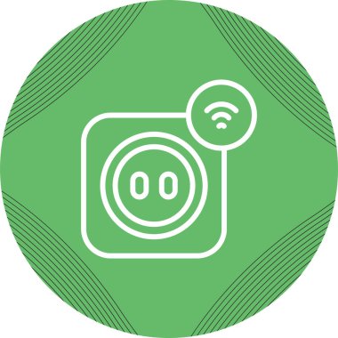 Fiş. Web basit simgesi illüstrasyonu