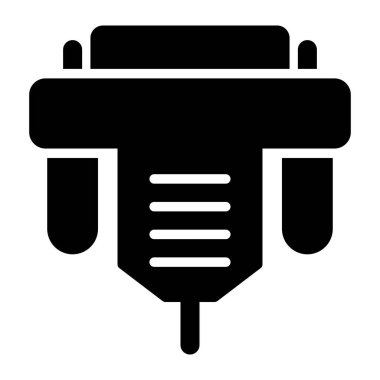 Kablo simgesi, vektör illüstrasyonunu göster