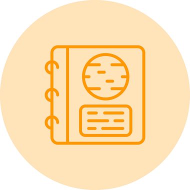 kitap düz simgesi, vektör illüstrasyonu