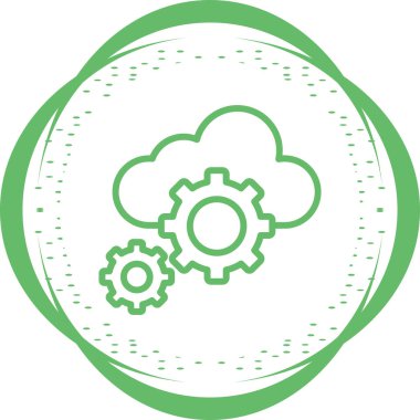  Bulut Orkestrasyonu Web simgesi Basit tasarım