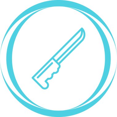 bıçak ağ ikonu vektör illüstrasyonu 