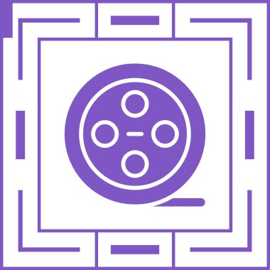 film simgesi, vektör illüstrasyonu 