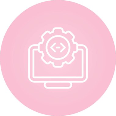 bilgisayar yazılım simgesi, vektör illüstrasyonu