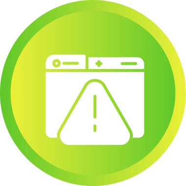 uyarı işareti basit illüstrasyon