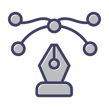 Arkaplanda basit vektör simgesi