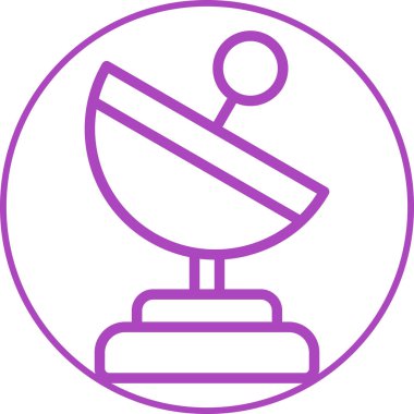 Anten. Web simgesi basit illüstrasyon