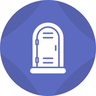 Acil tuvalet. Web simgesi basit illüstrasyon