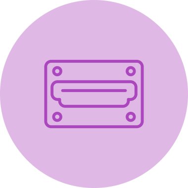 hdmi simgesi, web tasarımı için resimleme