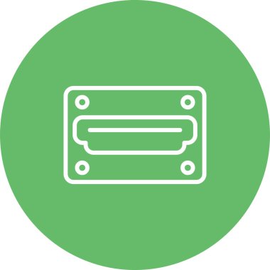 hdmi simgesi, web tasarımı için resimleme