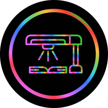 Kitap Tarayıcı simgesi vektör çizimi 