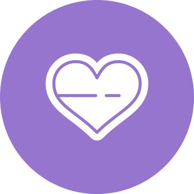 kalp simgesi işaret vektör illüstrasyonu 