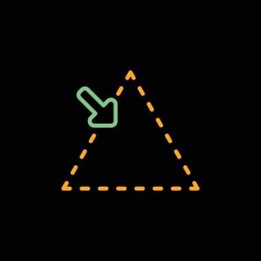 Simge, vektör illüstrasyonu basit tasarımı seç