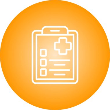 belge simgesi, vektör illüstrasyonu basit tasarım