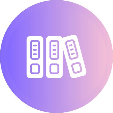 Belge Arşivleme Web simgesi vektör illüstrasyonu