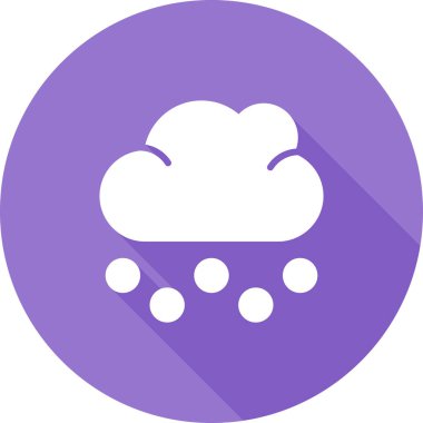 Bulut. Web simgesi basit illüstrasyon