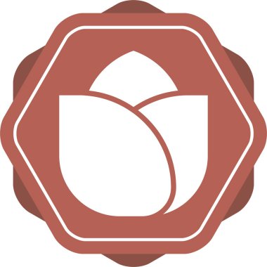  gül çiçeği ikonu vektör illüstrasyonu 