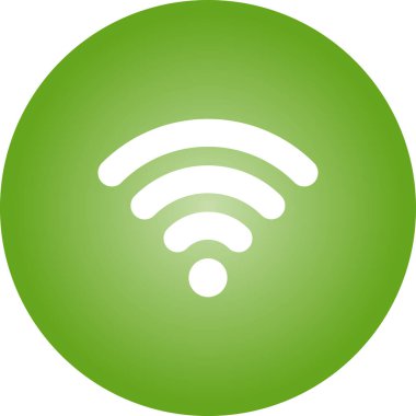 wifi sinyal ağ simgesi, vektör illüstrasyonu 