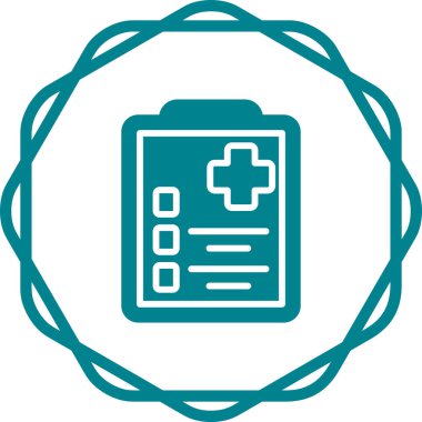 belge simgesi, vektör illüstrasyonu basit tasarım