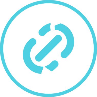 Arz Zinciri Bozma simgesinin vektör çizimi