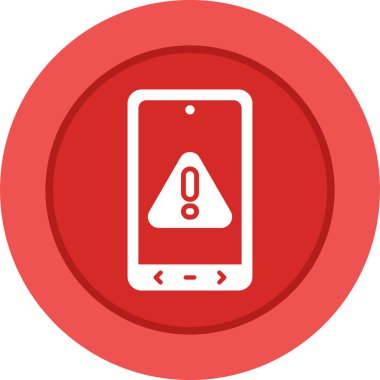 Uyarı, uyarı simgesi vektör illüstrasyonu 