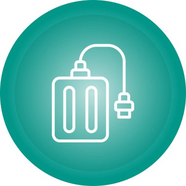 dış sabit sürücü simgesi, vektör çizim  