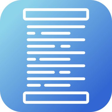 Sağ Hizalama simgesi, vektör illüstrasyonu