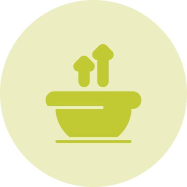 Çorba. Web simgesi basit tasarım