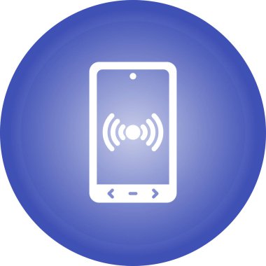 Sıcak nokta simgesi, basit vektör illüstrasyonu