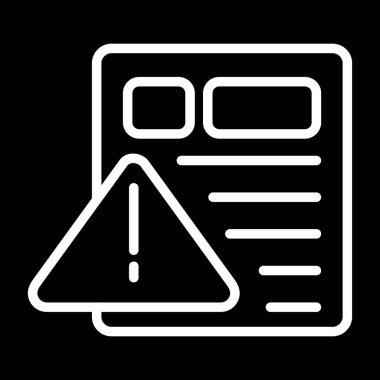 belge vektörü düz simge