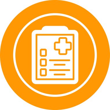 belge simgesi, vektör illüstrasyonu basit tasarım