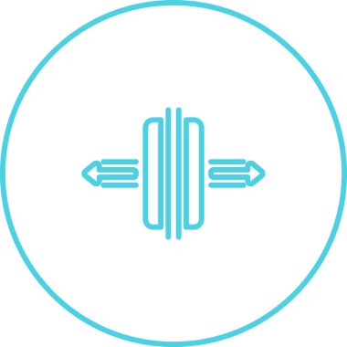 Boşluk. Web simgesi basit illüstrasyon